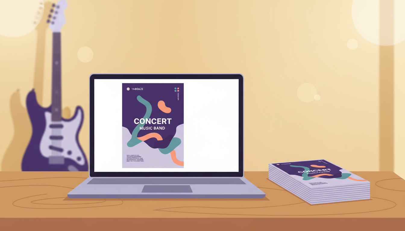 Bandflyer gestalten: Der ultimative Leitfaden für Musiker & Künstler