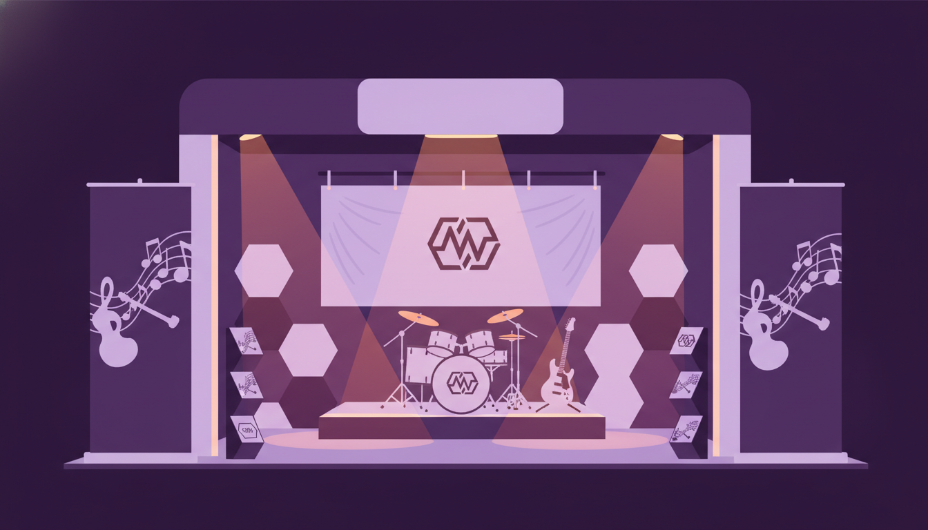 Banner drucken für Musiker: So gestaltest du deinen Messestand & Event-Auftritt professionell